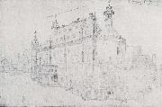 Albrecht Durer The City hall of Alx-la-Chapelle oil on canvas